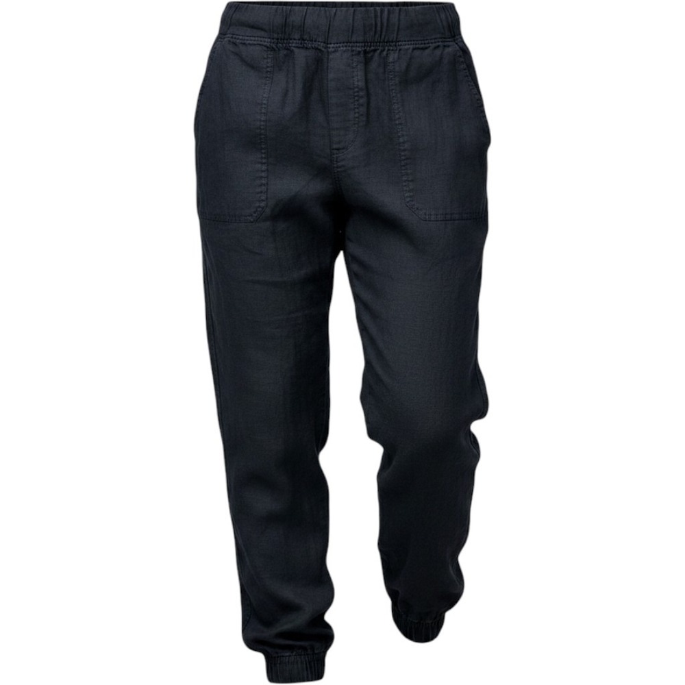 Caslon Black 100% Linen Joggers Elastic Waist Pockets Casual Pants Womens Medium